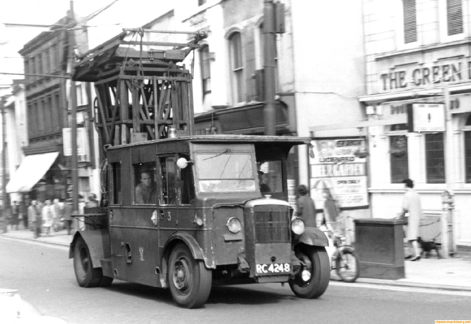 3 Bus Photograph DERBY CORPORATION RC 4248 Tower Wagon